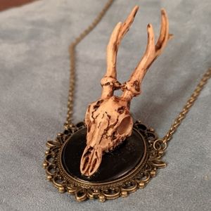 Mini Skull Cameo necklace